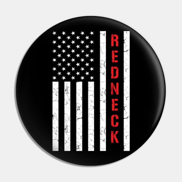 Redneck US Flag Pin by Dr_Squirrel