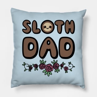 Sloth Dad Pillow