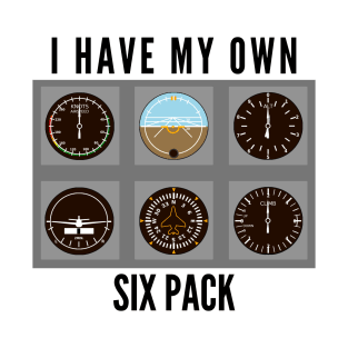 I Have My Own Six Pack // Airplane Pilot T-Shirt