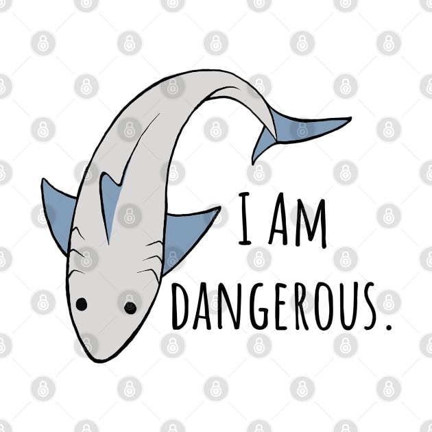 Shark is Dangerous by Caving Designs