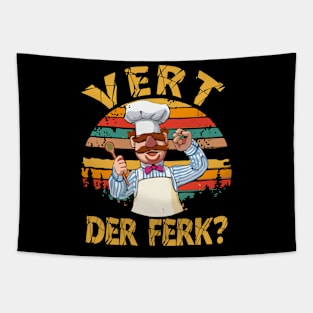 the swedish chef - vert der ferk #309 (art drawing) Tapestry