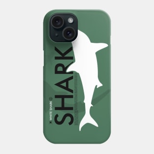 white shark Phone Case