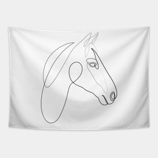 One line horse - H3 Tapestry