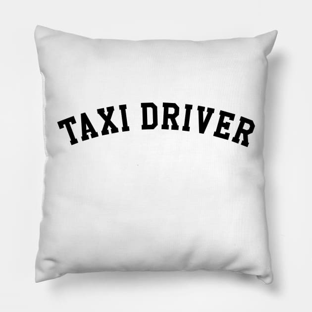 Taxi Driver Pillow by KC Happy Shop