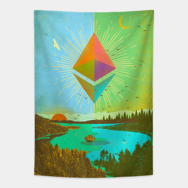 THE MERGE Tapestry by Showdeer