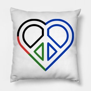 ISRAEL PALESTINE LOVE & PEACE Pillow