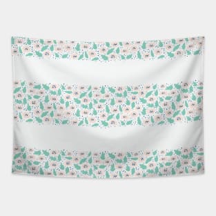 Ditsy Flower Stripes Tapestry