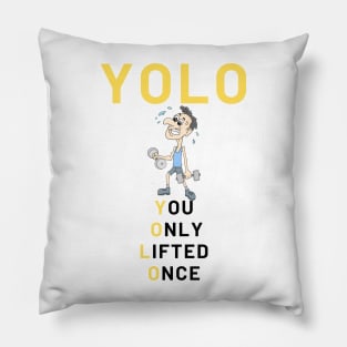 YOLO Gold Edition Pillow