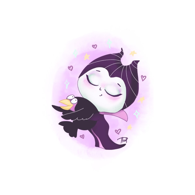 Cute Maleficent by ArtInPi