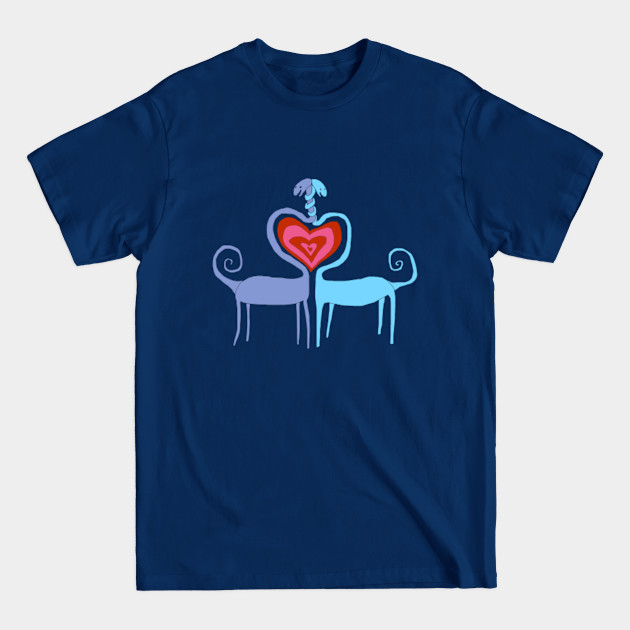 Disover Brontosaurus Love - Dinosaur - T-Shirt