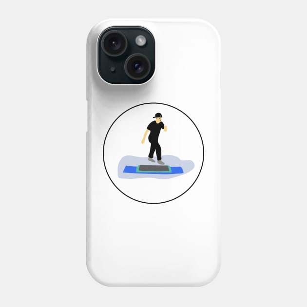 Step aerobics. Sport. Active lifestyle. Interesting design, modern, interesting drawing. Hobby and interest. Concept and idea. Phone Case by grafinya