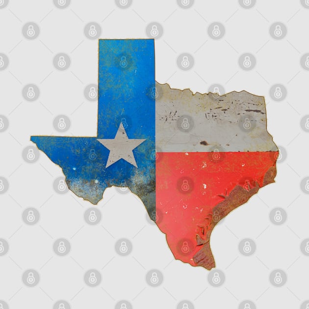 Texas Map / Flag by Dual Rogue