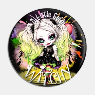 Little Colorful Goth Witchy Pin