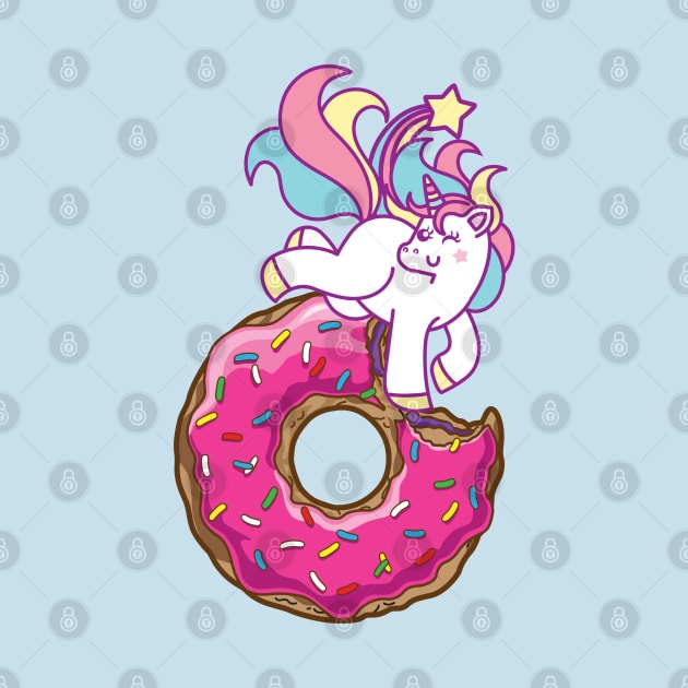Unicorn & donut by Plushism