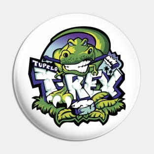 Vintage Tupelo T-Rex Hockey 1198 Pin