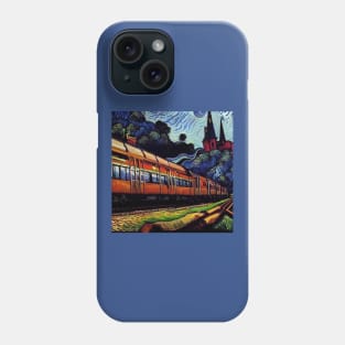 Starry Night Wizarding Express Train Phone Case