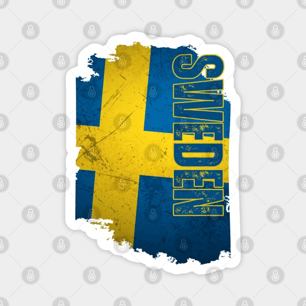 Sweden flag, swedish flag Magnet by eka123