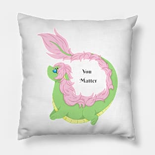 You Matter Dragon Pillow