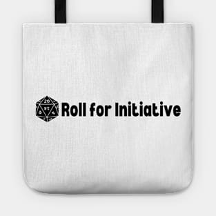 Roll for Initiative - D&D Minimalist Design Tote