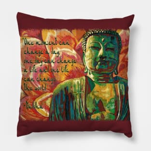 Buddha Quote Pillow