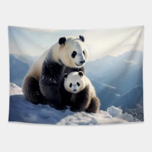 Panda Animal Wild Beauty Freedom Wilderness Enchanting Tapestry