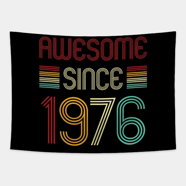 Vintage Awesome Since 1976 Tapestry by Che Tam CHIPS