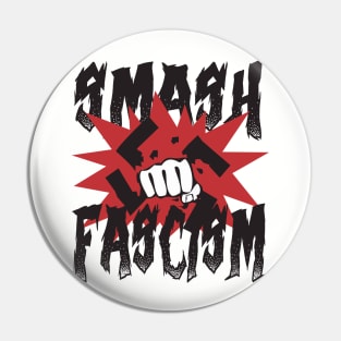 smash fascism (antifa acab) Pin