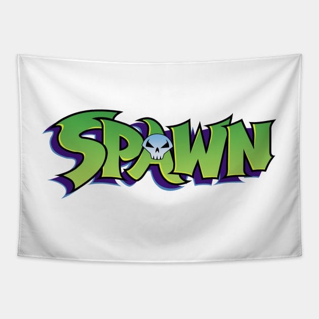 Spawn Logo Tapestry by Zalbathira