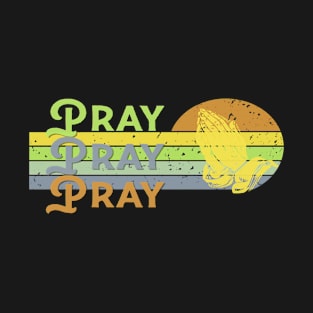 Vintage Prayer Design - Pray T-Shirt