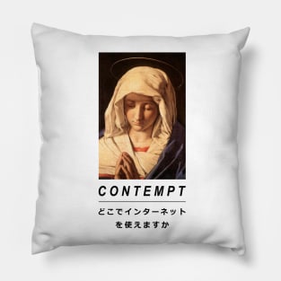 contemptuous maria praying japanese Pillow