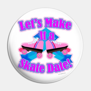 Make a Shate Date Epic Retro Cartoon Pin