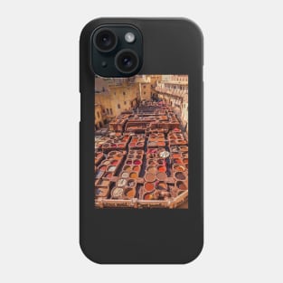 Chaouware Tanneries, Fez Phone Case