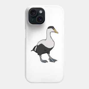 Drawing of a Common Eider Phone Case