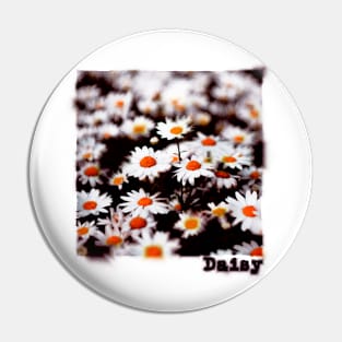 Abstract Daisy Art Pin