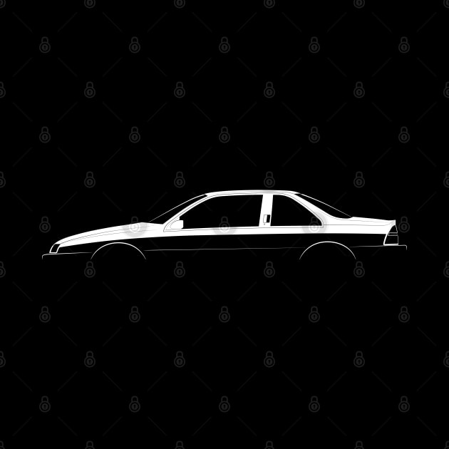 Chevrolet Beretta Silhouette by Car-Silhouettes