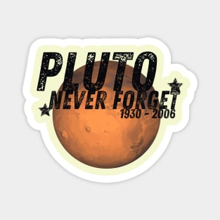 Never Forget Pluto Magnet