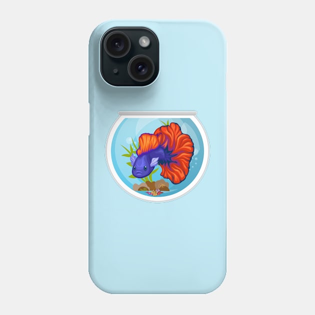 Betta Phone Case by tmbakerdesigns