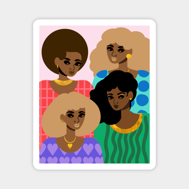 Family Portrait Magnet by tabithabianca