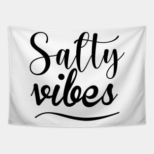 Salty Vibes. Fun, Surf, Summer, Sand, Beach Design Tapestry