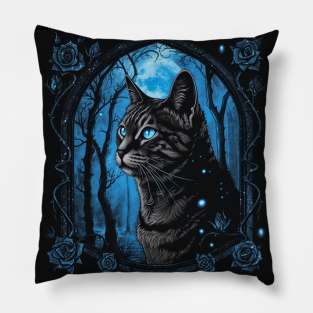 Bengal Cat Art Pillow