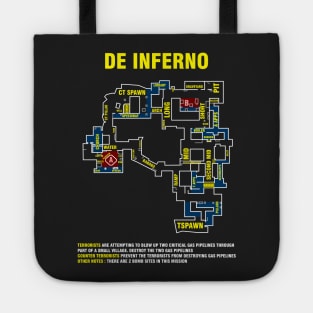 T-Shirt Csgo Inferno map Tote