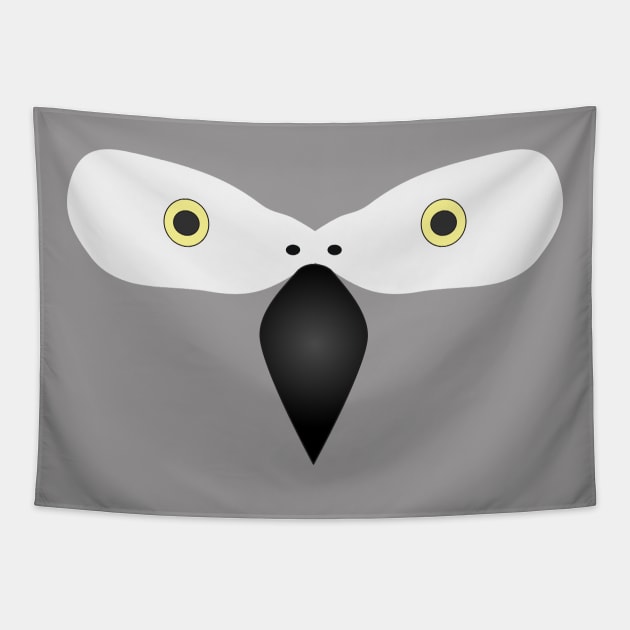 African Grey Parrot Halloween Costume Tapestry by Einstein Parrot