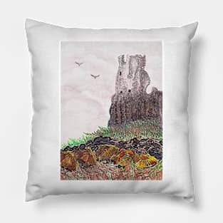 Dunure Castle Pillow