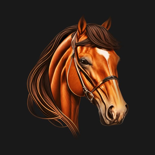 Equestrian Horse head Western by nanas_design_delights