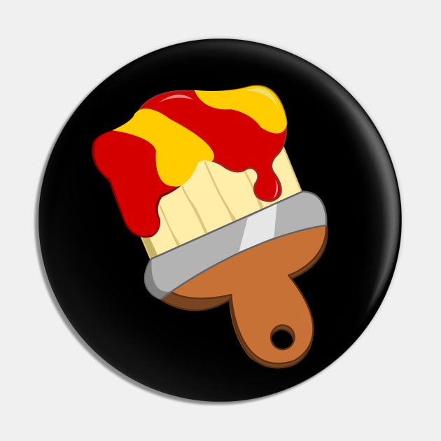 Paintbrush Pin by traditionation