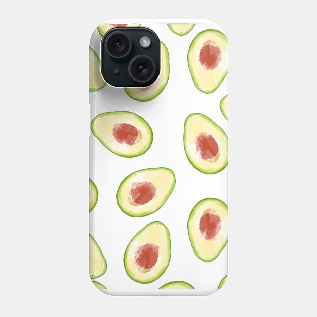 Avocados Pattern Phone Case by ruifaria