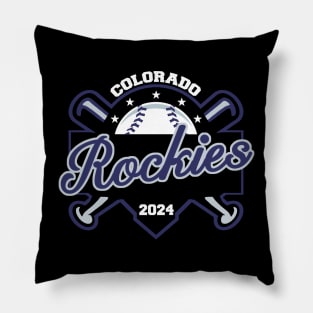 Rockies Baseball Pillow