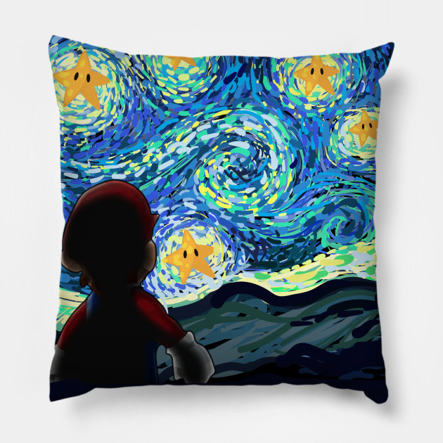 An Original Starry Night Painting Gamer Parody Starry Night