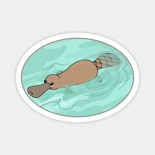 Kawaii platypus Magnet