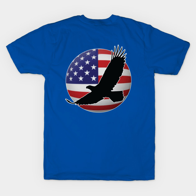 Flying Eagle - 10 - Flying Eagle Wings Silhouette - T-Shirt | TeePublic